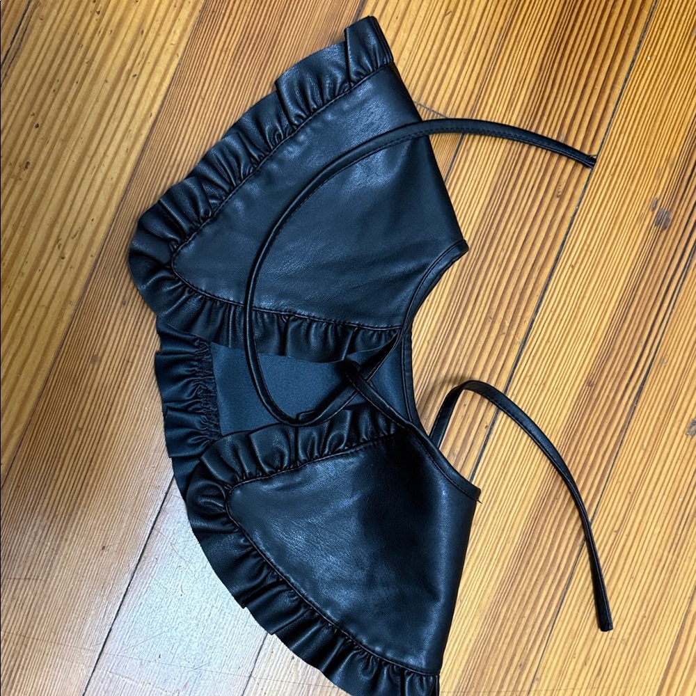 Primark Black Ruffled Wrap